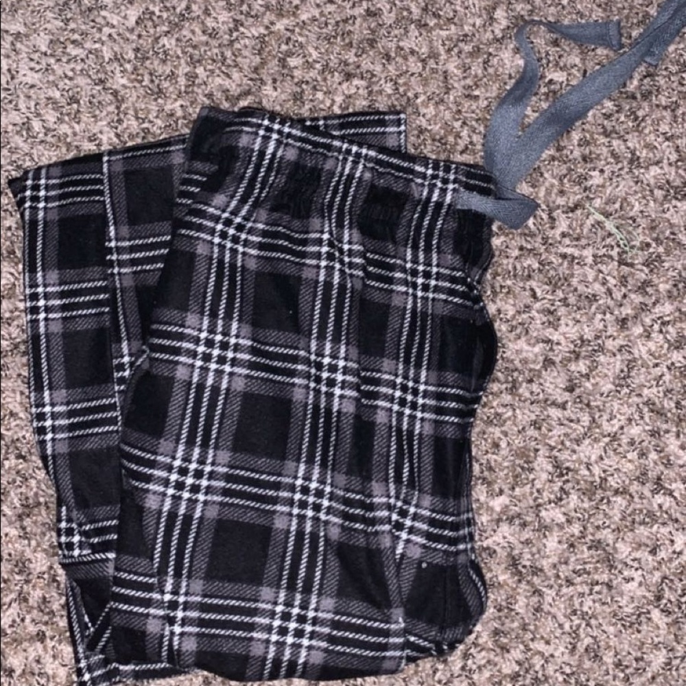 Black Plad Pajamas